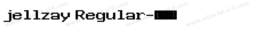 jellzay Regular字体转换